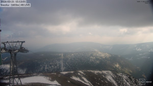 Sněžka - Sněžka - lanovka z Pece pod Sněžkou - 21.3.2026 v 15:15 Sněžka - Sněžka - lanovka z Pece pod Sněžkou - 21.3.2026 v 15:15