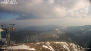 Sněžka - Sněžka - lanovka z Pece pod Sněžkou - 21.3.2026 v 16:45 Sněžka - Sněžka - lanovka z Pece pod Sněžkou - 21.3.2026 v 16:45