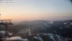 Sněžka - lanovka z Pece pod Sněžkou