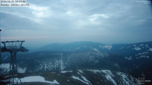 Sněžka - Sněžka - lanovka z Pece pod Sněžkou - 25.3.2026 v 05:45 Sněžka - Sněžka - lanovka z Pece pod Sněžkou - 25.3.2026 v 05:45