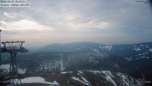 Sněžka - Sněžka - lanovka z Pece pod Sněžkou - 25.3.2026 v 06:00 Sněžka - Sněžka - lanovka z Pece pod Sněžkou - 25.3.2026 v 06:00