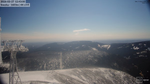 Sněžka - Sněžka - lanovka z Pece pod Sněžkou - 27.3.2026 v 12:45 Sněžka - Sněžka - lanovka z Pece pod Sněžkou - 27.3.2026 v 12:45