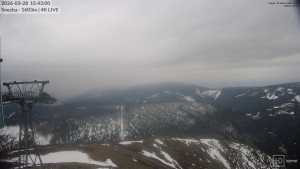 Sněžka - Sněžka - lanovka z Pece pod Sněžkou - 28.3.2026 v 15:45 Sněžka - Sněžka - lanovka z Pece pod Sněžkou - 28.3.2026 v 15:45