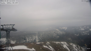 Sněžka - Sněžka - lanovka z Pece pod Sněžkou - 28.3.2026 v 16:15 Sněžka - Sněžka - lanovka z Pece pod Sněžkou - 28.3.2026 v 16:15