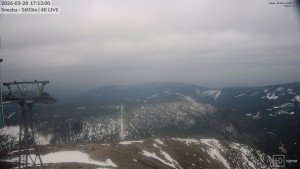 Sněžka - Sněžka - lanovka z Pece pod Sněžkou - 28.3.2026 v 17:15 Sněžka - Sněžka - lanovka z Pece pod Sněžkou - 28.3.2026 v 17:15