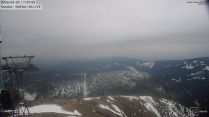 Sněžka - Sněžka - lanovka z Pece pod Sněžkou - 28.3.2026 v 17:30 Sněžka - Sněžka - lanovka z Pece pod Sněžkou - 28.3.2026 v 17:30