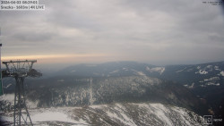 Sněžka - lanovka z Pece pod Sněžkou