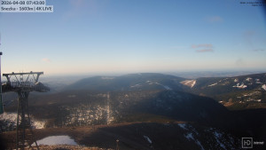 Sněžka - Sněžka - lanovka z Pece pod Sněžkou - 8.4.2026 v 07:45 Sněžka - Sněžka - lanovka z Pece pod Sněžkou - 8.4.2026 v 07:45