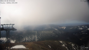 Sněžka - Sněžka - lanovka z Pece pod Sněžkou - 8.4.2026 v 09:45 Sněžka - Sněžka - lanovka z Pece pod Sněžkou - 8.4.2026 v 09:45