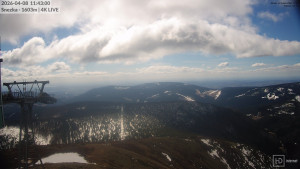 Sněžka - Sněžka - lanovka z Pece pod Sněžkou - 8.4.2026 v 11:45 Sněžka - Sněžka - lanovka z Pece pod Sněžkou - 8.4.2026 v 11:45