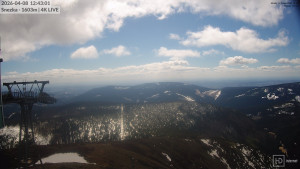 Sněžka - Sněžka - lanovka z Pece pod Sněžkou - 8.4.2026 v 12:45 Sněžka - Sněžka - lanovka z Pece pod Sněžkou - 8.4.2026 v 12:45