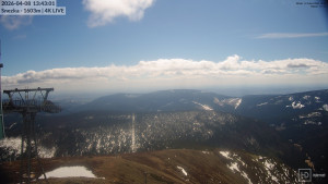 Sněžka - Sněžka - lanovka z Pece pod Sněžkou - 8.4.2026 v 13:45 Sněžka - Sněžka - lanovka z Pece pod Sněžkou - 8.4.2026 v 13:45