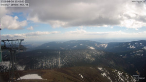Sněžka - Sněžka - lanovka z Pece pod Sněžkou - 8.4.2026 v 15:45 Sněžka - Sněžka - lanovka z Pece pod Sněžkou - 8.4.2026 v 15:45
