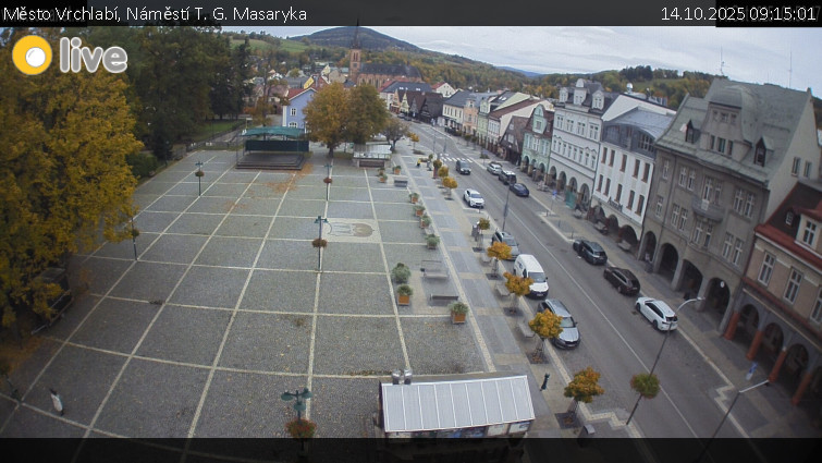 Město Vrchlabí - Náměstí T. G. Masaryka - 14.10.2025 v 09:15 Město Vrchlabí - Náměstí T. G. Masaryka - 14.10.2025 v 09:15
