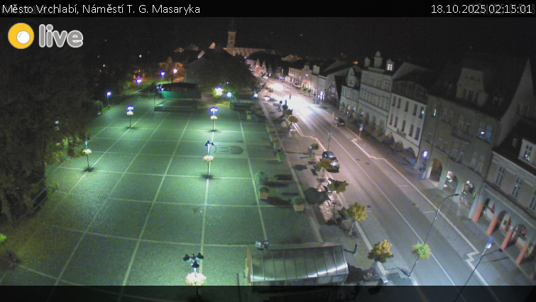 Město Vrchlabí - Náměstí T. G. Masaryka - 18.10.2025 v 02:15 Město Vrchlabí - Náměstí T. G. Masaryka - 18.10.2025 v 02:15