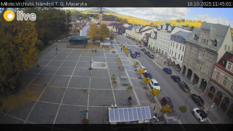 Město Vrchlabí - Náměstí T. G. Masaryka - 18.10.2025 v 11:45 Město Vrchlabí - Náměstí T. G. Masaryka - 18.10.2025 v 11:45