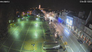 Město Vrchlabí - Náměstí T. G. Masaryka - 3.11.2025 v 05:45 Město Vrchlabí - Náměstí T. G. Masaryka - 3.11.2025 v 05:45