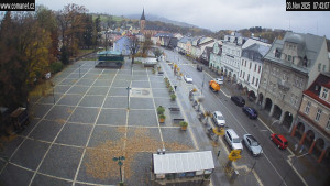 Město Vrchlabí - Náměstí T. G. Masaryka - 3.11.2025 v 08:01 Město Vrchlabí - Náměstí T. G. Masaryka - 3.11.2025 v 08:01