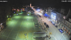 Město Vrchlabí - Náměstí T. G. Masaryka - 3.11.2025 v 18:31 Město Vrchlabí - Náměstí T. G. Masaryka - 3.11.2025 v 18:31