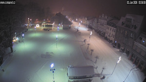 Město Vrchlabí - Náměstí T. G. Masaryka - 2.1.2026 v 04:15 Město Vrchlabí - Náměstí T. G. Masaryka - 2.1.2026 v 04:15
