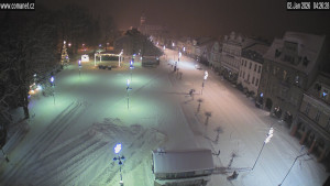 Město Vrchlabí - Náměstí T. G. Masaryka - 2.1.2026 v 04:45 Město Vrchlabí - Náměstí T. G. Masaryka - 2.1.2026 v 04:45