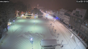 Město Vrchlabí - Náměstí T. G. Masaryka - 2.1.2026 v 05:30 Město Vrchlabí - Náměstí T. G. Masaryka - 2.1.2026 v 05:30