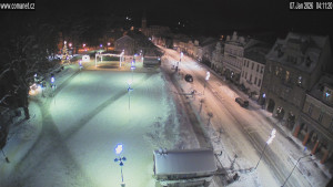 Město Vrchlabí - Náměstí T. G. Masaryka - 7.1.2026 v 04:30 Město Vrchlabí - Náměstí T. G. Masaryka - 7.1.2026 v 04:30