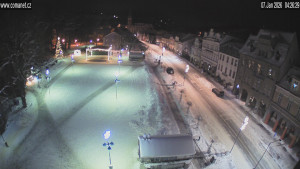 Město Vrchlabí - Náměstí T. G. Masaryka - 7.1.2026 v 04:45 Město Vrchlabí - Náměstí T. G. Masaryka - 7.1.2026 v 04:45