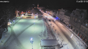 Město Vrchlabí - Náměstí T. G. Masaryka - 7.1.2026 v 05:30 Město Vrchlabí - Náměstí T. G. Masaryka - 7.1.2026 v 05:30