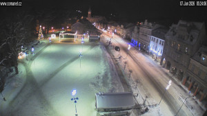 Město Vrchlabí - Náměstí T. G. Masaryka - 7.1.2026 v 05:45 Město Vrchlabí - Náměstí T. G. Masaryka - 7.1.2026 v 05:45