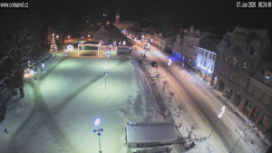 Město Vrchlabí - Náměstí T. G. Masaryka - 7.1.2026 v 06:45 Město Vrchlabí - Náměstí T. G. Masaryka - 7.1.2026 v 06:45