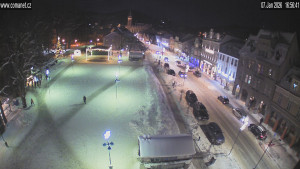 Město Vrchlabí - Náměstí T. G. Masaryka - 7.1.2026 v 17:15 Město Vrchlabí - Náměstí T. G. Masaryka - 7.1.2026 v 17:15