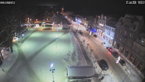 Město Vrchlabí - Náměstí T. G. Masaryka - 7.1.2026 v 20:15 Město Vrchlabí - Náměstí T. G. Masaryka - 7.1.2026 v 20:15