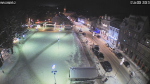 Město Vrchlabí - Náměstí T. G. Masaryka - 7.1.2026 v 20:45 Město Vrchlabí - Náměstí T. G. Masaryka - 7.1.2026 v 20:45