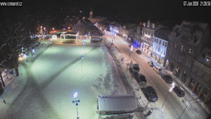 Město Vrchlabí - Náměstí T. G. Masaryka - 7.1.2026 v 21:45 Město Vrchlabí - Náměstí T. G. Masaryka - 7.1.2026 v 21:45