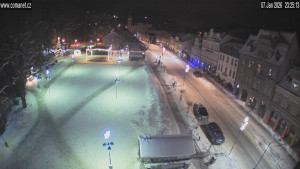 Město Vrchlabí - Náměstí T. G. Masaryka - 7.1.2026 v 23:45 Město Vrchlabí - Náměstí T. G. Masaryka - 7.1.2026 v 23:45