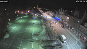 Město Vrchlabí - Náměstí T. G. Masaryka - 26.2.2026 v 05:45 Město Vrchlabí - Náměstí T. G. Masaryka - 26.2.2026 v 05:45