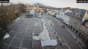 Město Vrchlabí - Náměstí T. G. Masaryka - 26.2.2026 v 06:45 Město Vrchlabí - Náměstí T. G. Masaryka - 26.2.2026 v 06:45
