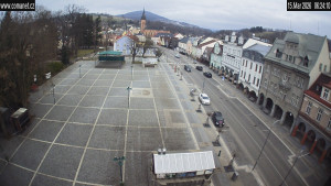 Město Vrchlabí - Náměstí T. G. Masaryka - 15.3.2026 v 06:45 Město Vrchlabí - Náměstí T. G. Masaryka - 15.3.2026 v 06:45
