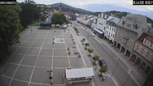Město Vrchlabí - Náměstí T. G. Masaryka - 9.6.2026 v 06:31 Město Vrchlabí - Náměstí T. G. Masaryka - 9.6.2026 v 06:31