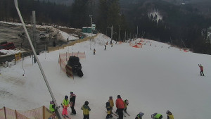 Skiareál Troják - Otočná kamera, svah A - 16.1.2026 v 11:30 Skiareál Troják - Otočná kamera, svah A - 16.1.2026 v 11:30