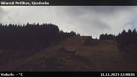 Skiareál Petříkov - Sjezdovka - 11.11.2023 v 12:00