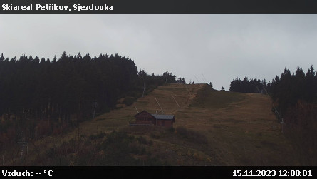 Skiareál Petříkov - Sjezdovka - 15.11.2023 v 12:00