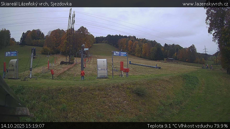 Skiareál Lázeňský vrch - Sjezdovka - 14.10.2025 v 15:19 Skiareál Lázeňský vrch - Sjezdovka - 14.10.2025 v 15:19