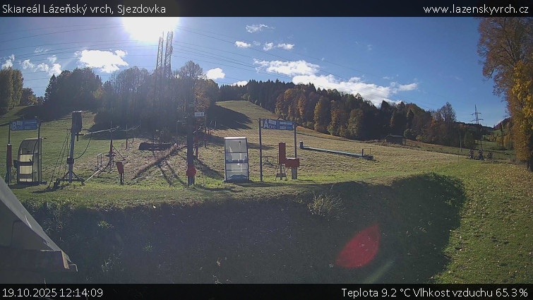 Skiareál Lázeňský vrch - Sjezdovka - 19.10.2025 v 12:14 Skiareál Lázeňský vrch - Sjezdovka - 19.10.2025 v 12:14
