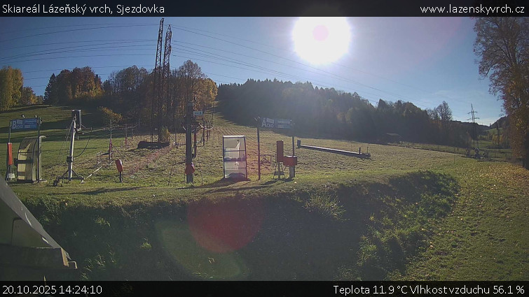 Skiareál Lázeňský vrch - Sjezdovka - 20.10.2025 v 14:24 Skiareál Lázeňský vrch - Sjezdovka - 20.10.2025 v 14:24