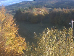 Kamera na svahu B, pohled od chaty