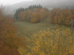 Kamera na svahu B, pohled od chaty