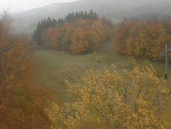 Kamera na svahu B, pohled od chaty