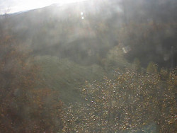 Kamera na svahu B, pohled od chaty